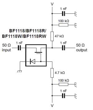 A hybrid switch combines a PIN diode and a MOSFET
